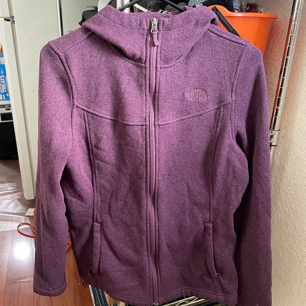 Purple North Face Fleece Jacket
